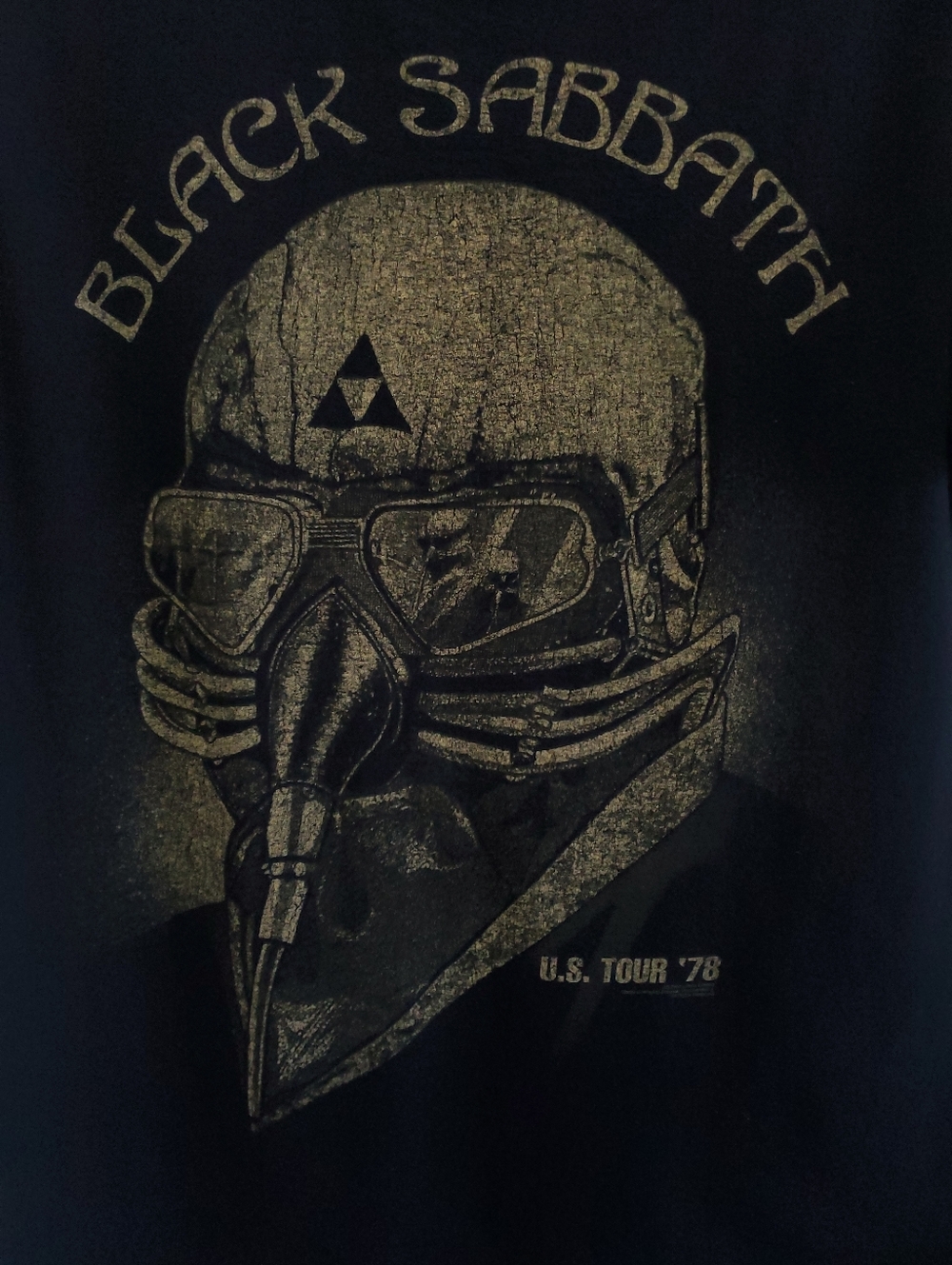 Black Sabbath U.S. Tour '78 Gold Graphic Tee
